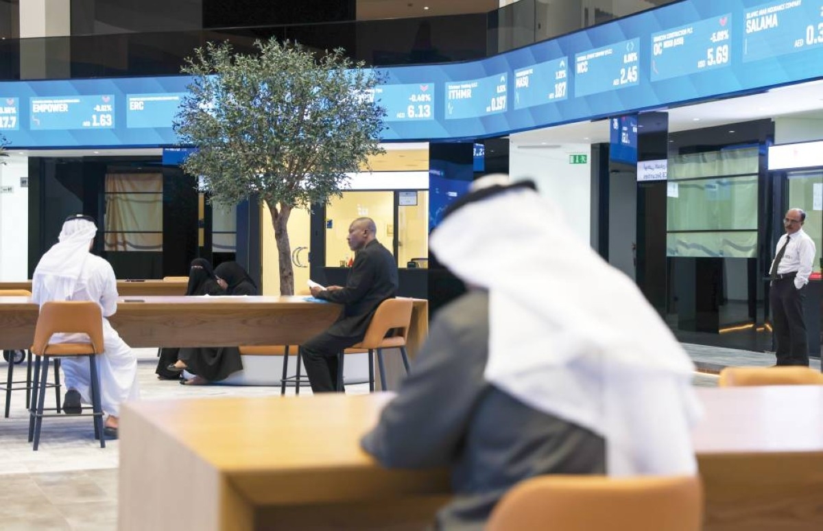 124.4 مليار درهم سيولة أسهم الإمارات في 3 أشهر