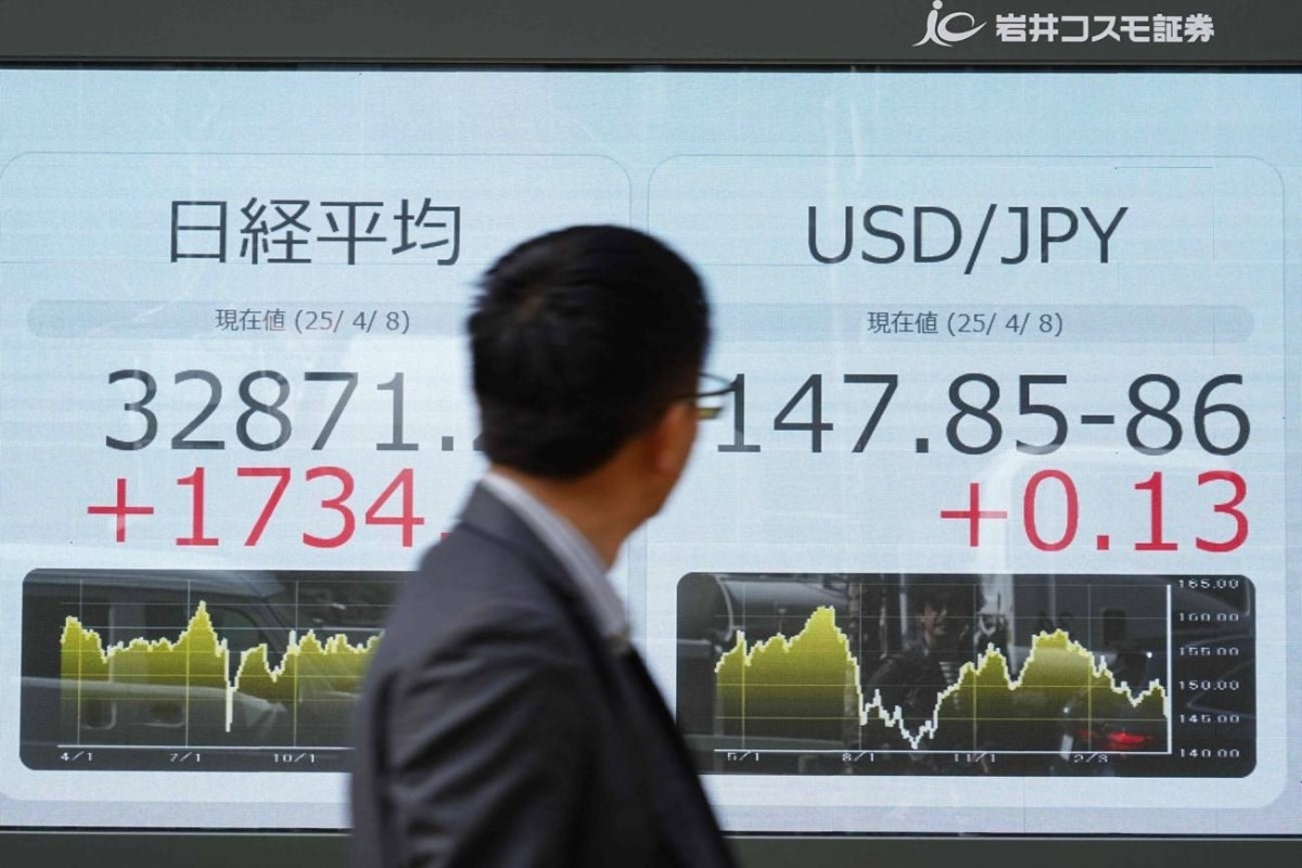 المؤشر نيكاي يقفز 9% بدعم من تعليق ترامب للرسوم الجمركية