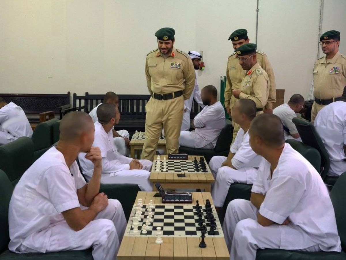 شرطة دبي تختتم مسابقة الشطرنج بين نزلاء المؤسسات العقابية
