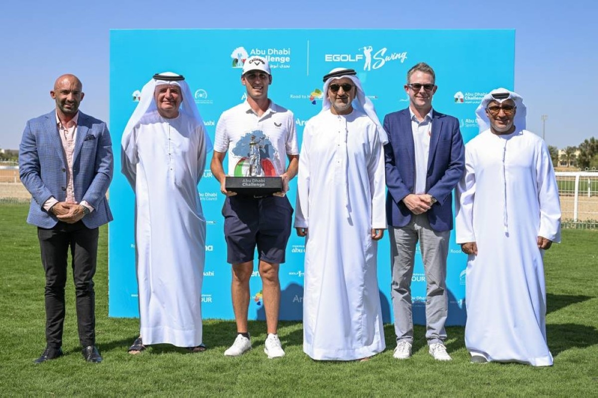 الإيطالي ريناتو باراتوري يتوج ببطولة «تحدي أبوظبي» للغولف