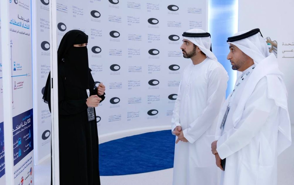حمدان بن محمد يشهد إطلاق تقرير حالة الذكاء الاصطناعي في دبي