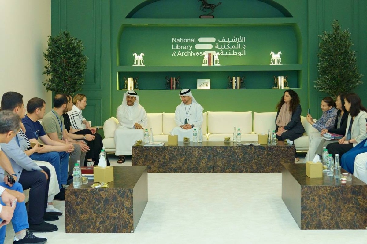 الأرشيف والمكتبة الوطنية يستقبل وفداً من سبع دول
