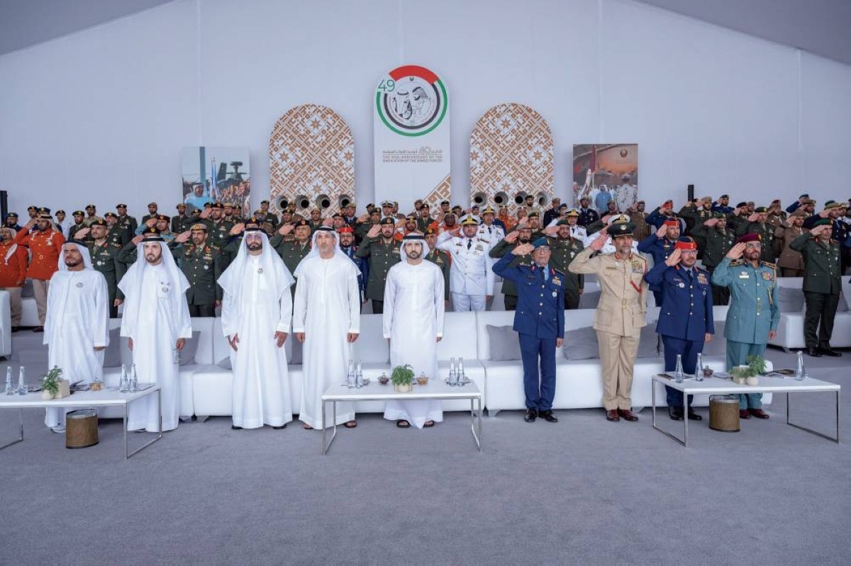 حمدان بن محمد: بدعم القيادة الرشيدة.. قطعنا أشواطاً في تحديث قواتنا المسلحة ورفدها بالكفاءات وقدرات الدفاع