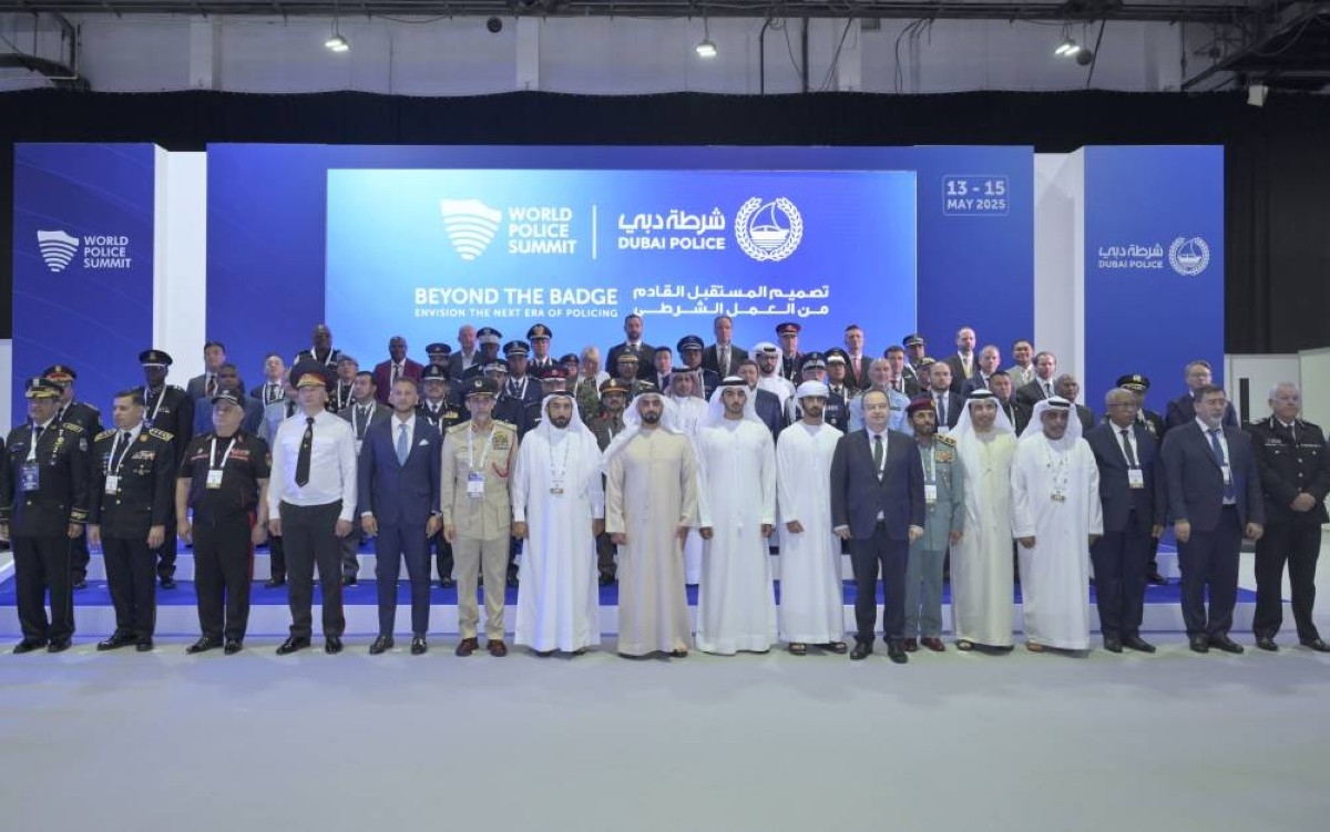 سيف بن زايد يفتتح القمة الشرطية العالمية في دبي