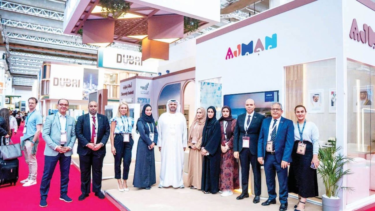«سياحة عجمان»ﺗﺨﺘﺘﻢ أوﻟﻰ مشاركاتها ﻓﻲ IMEX ﻓﺮاﻧﻜﻔﻮرت