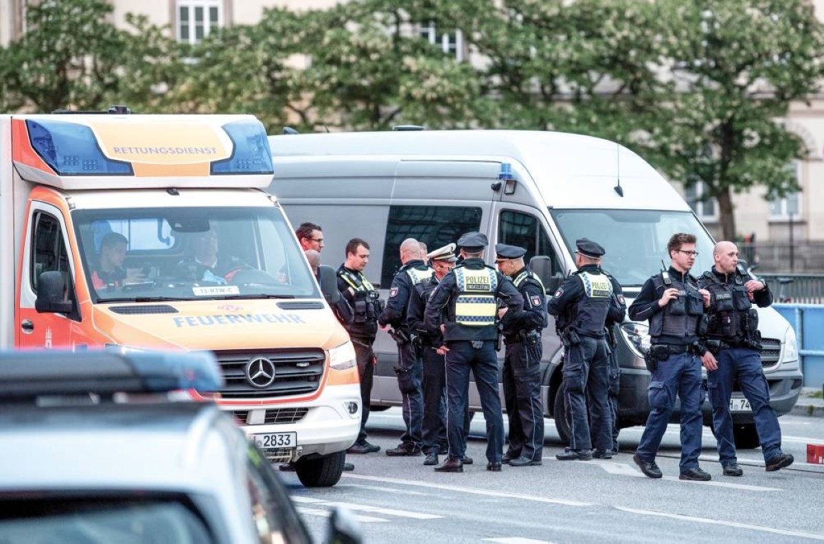 إصابة 18 شخصاً في حادثة طعن بهامبورغ