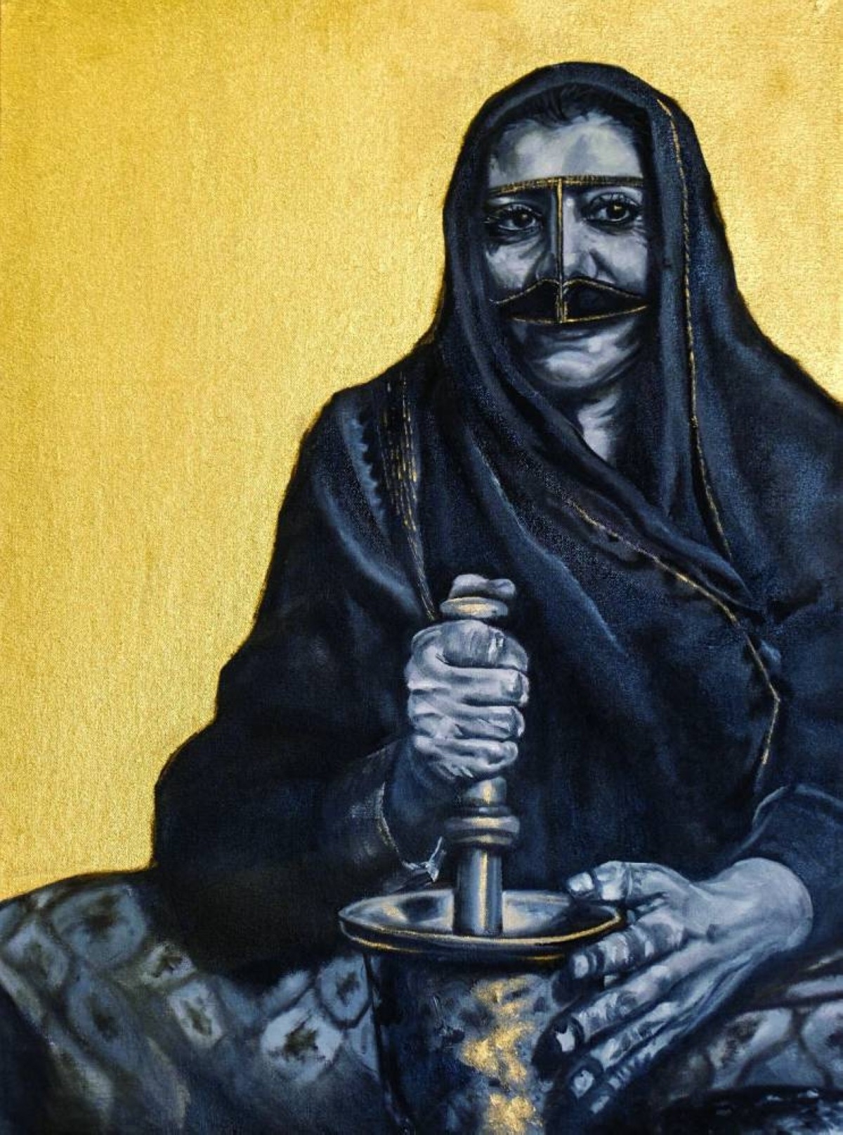 منى بلفقيه: لوحاتي «تصيخ الأسماع» لأحاديث ذواكر النساء