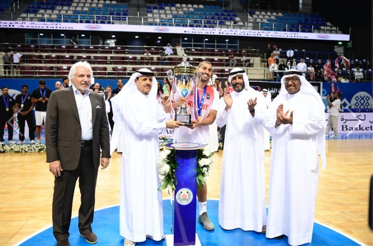 إسماعيل القرقاوي يتوج بطل كأس الكويت للسلة