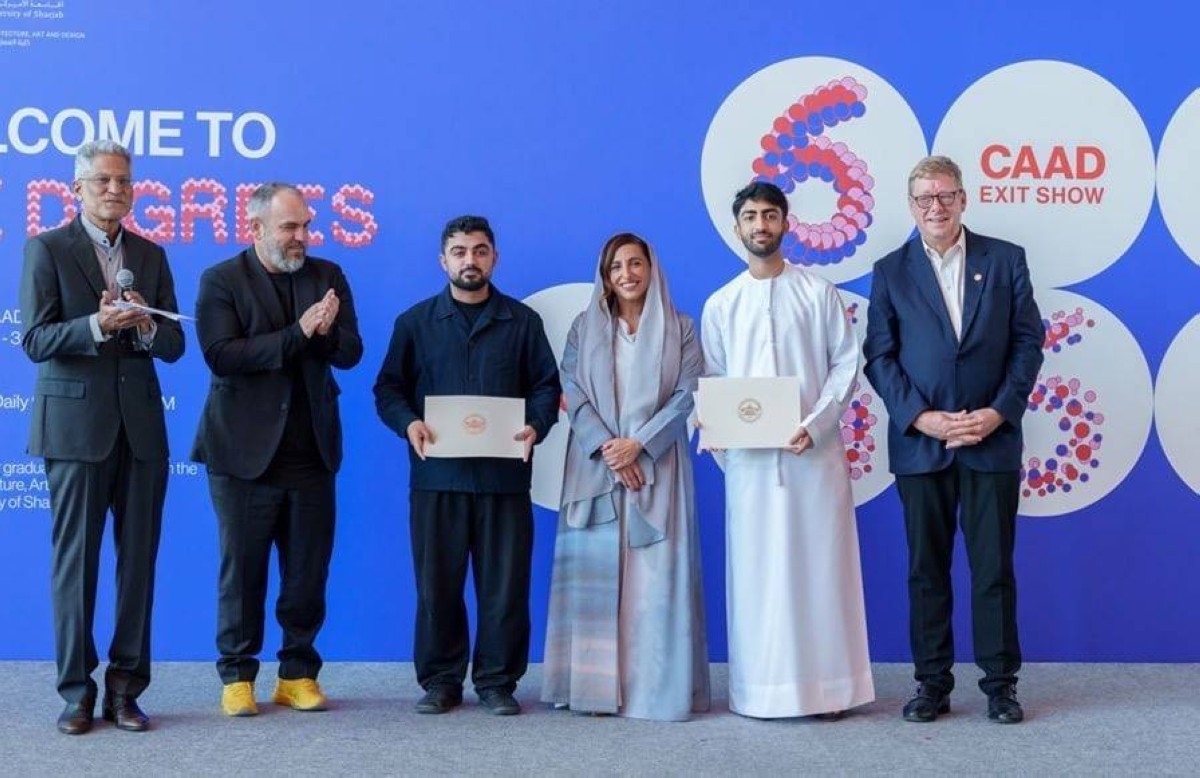 بدور القاسمي تفتتح معرض ' ست درجات '