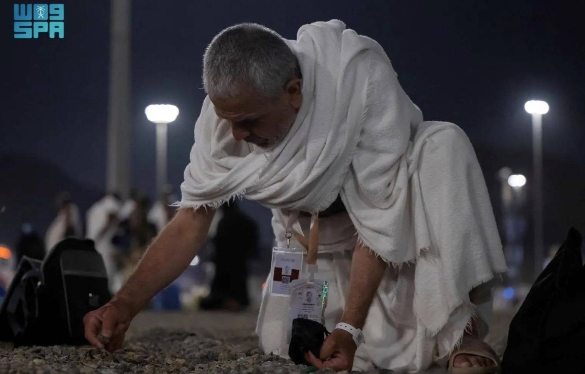 ضيوف الرحمن يستقرون في مشعر مزدلفة