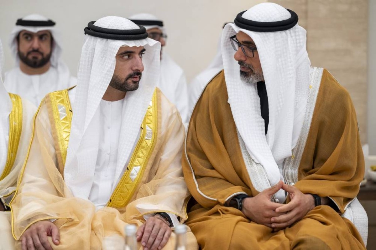 رئيس الدولة يستقبل محمد بن راشد والحكام وأولياء العهود بمناسبة عيد الأضحى