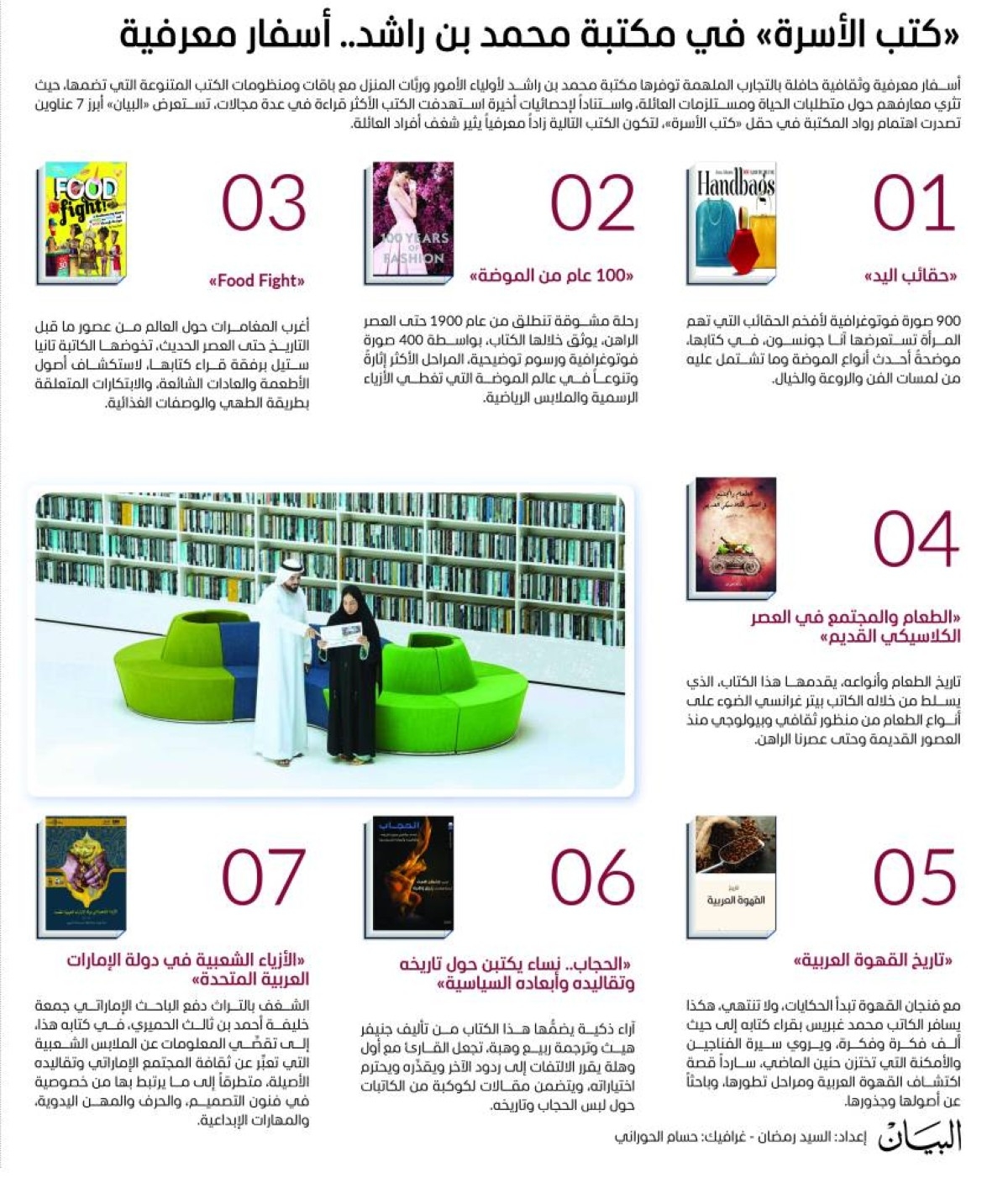 «كتب الأسرة» في مكتبة محمد بن راشد.. أسفار معرفية