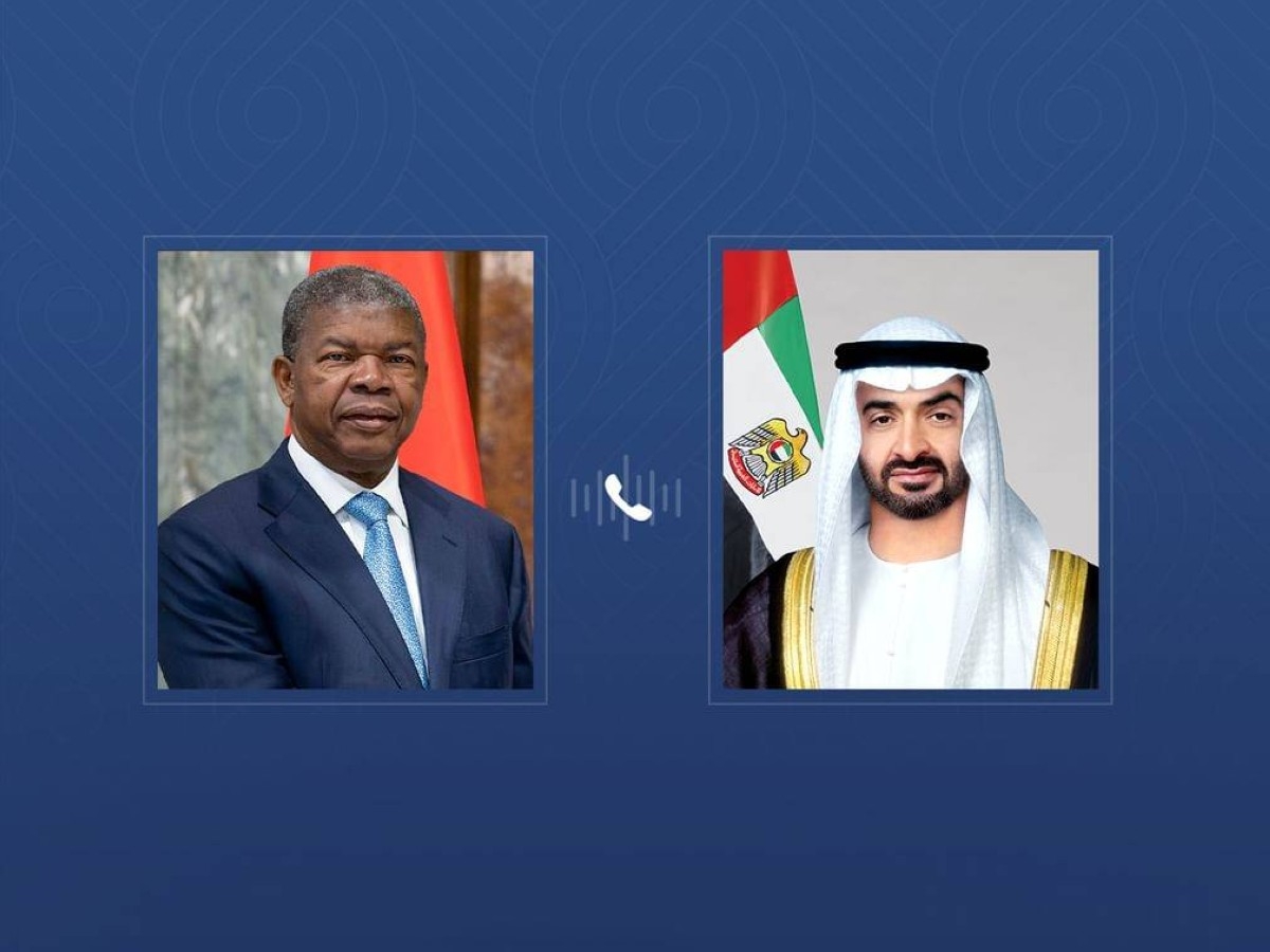 رئيس الدولة ورئيس أنغولا يبحثان هاتفياً علاقات التعاون