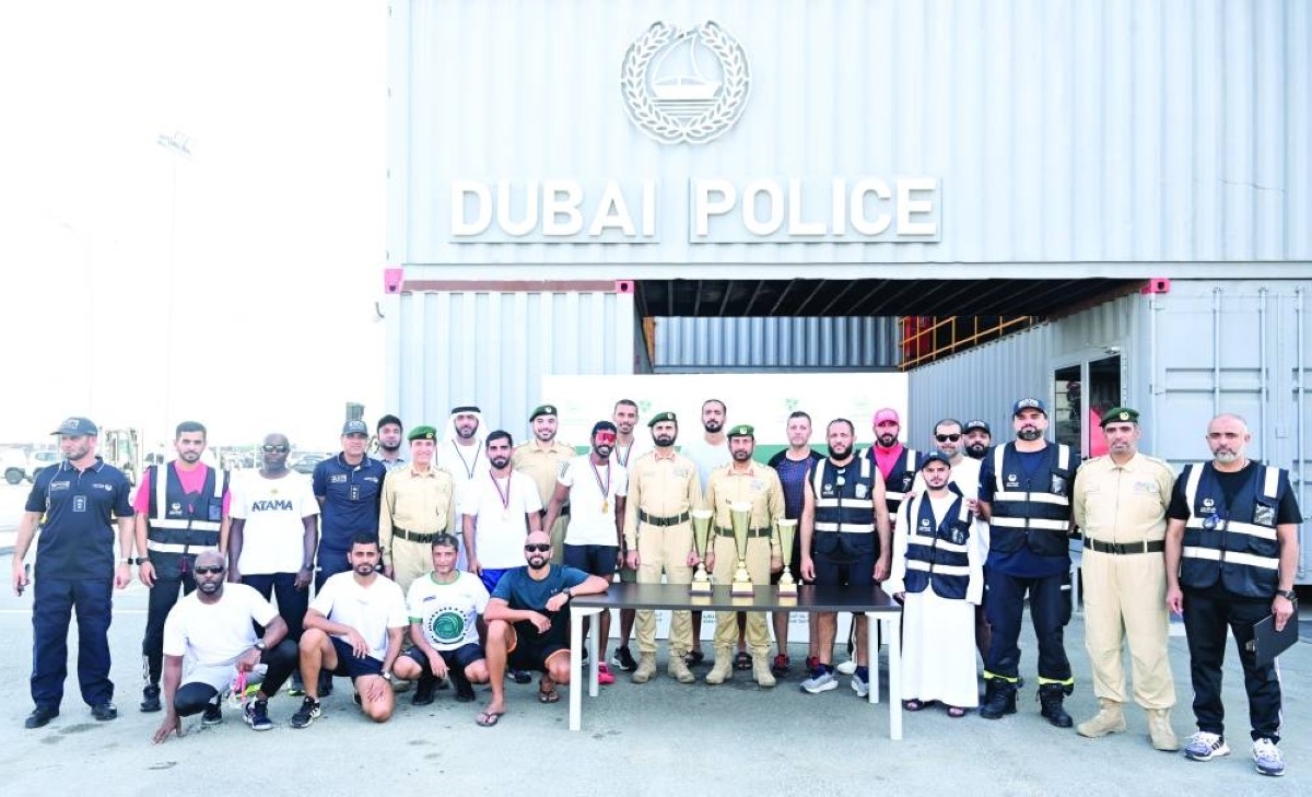 شرطة دبي تُتوج الفائزين في «الرجل الحديدي»