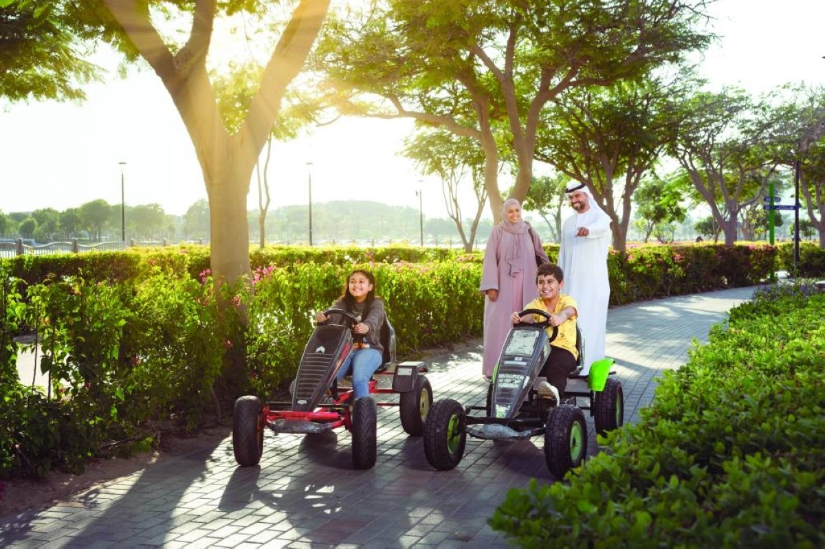 380 ألف زائر لحدائق ومرافق بلدية دبي خلال العيد