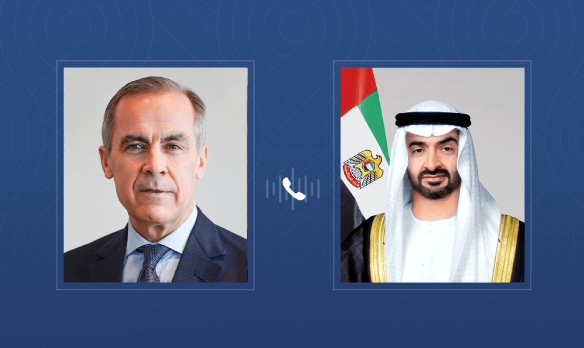 محمد بن زايد ورئيس الوزراء الكندي يبحثان هاتفياً علاقات البلدين والقضايا المشتركة