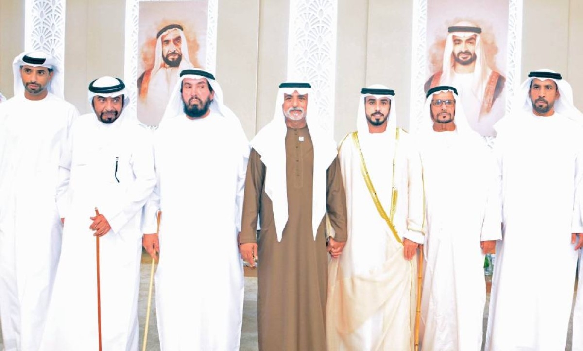 نهيان بن مبارك يحضر أفراح المشغوني والمزروعي في سويحان