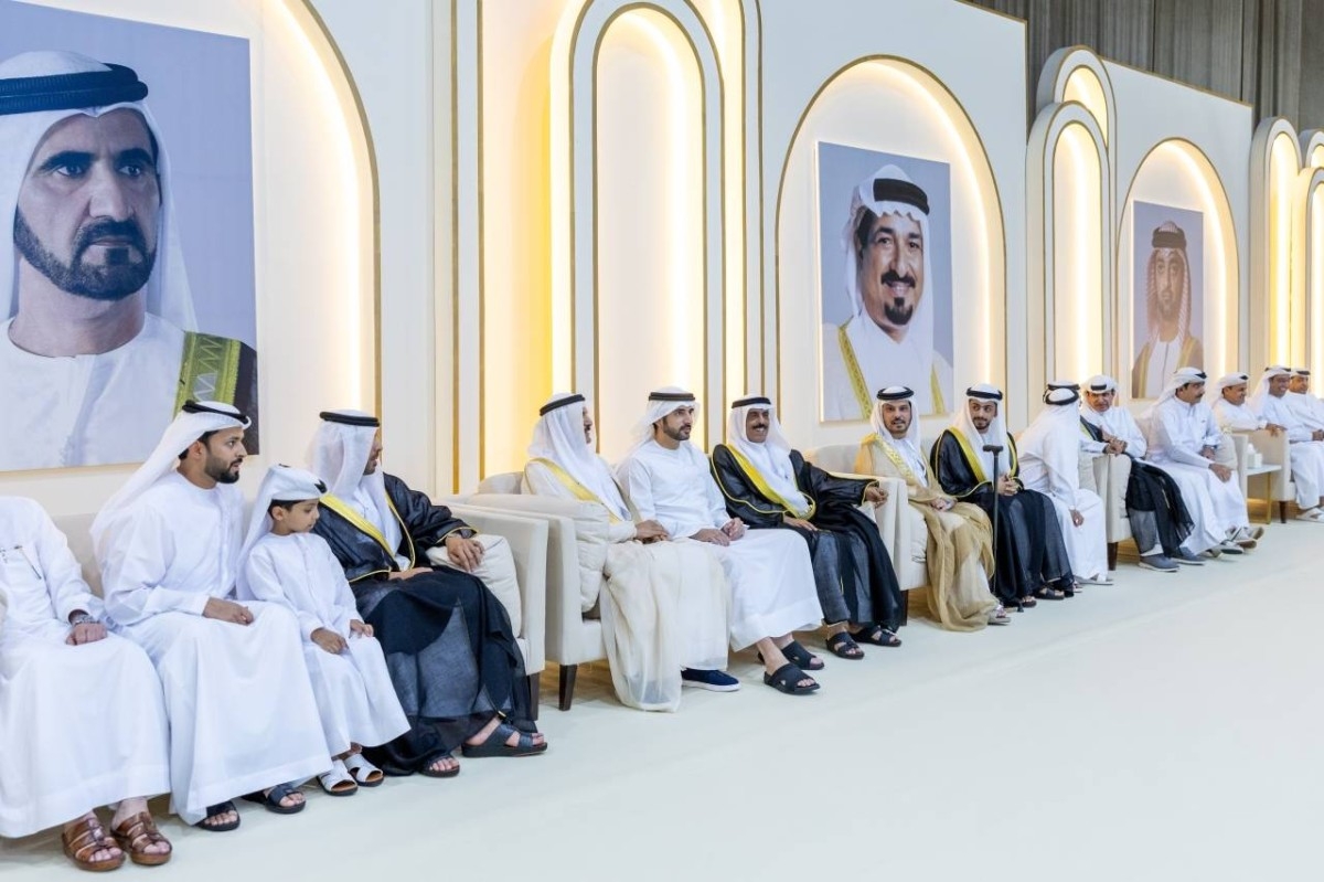 حاكما عجمان وأم القيوين وحمدان بن محمد يحضرون أفراح النعيمي والقمزي والشامسي