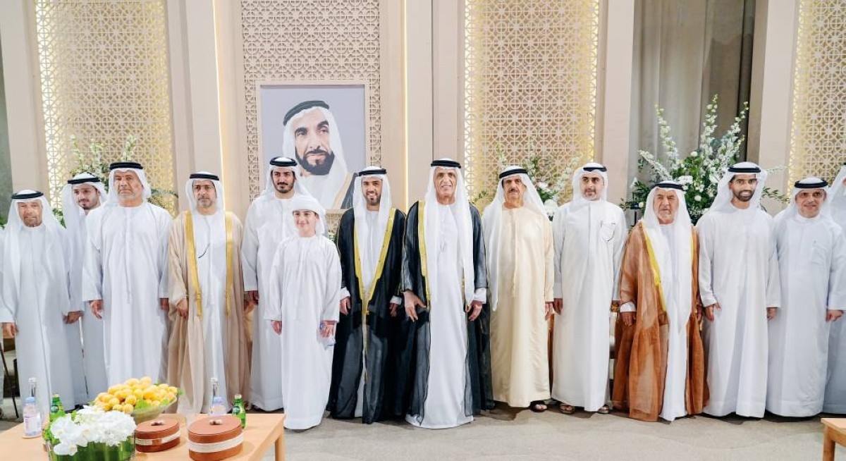 سعود بن صقر يحضر أفراح الخوري في أبوظبي