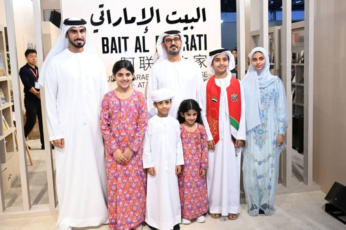 أطفال الإمارات يضيئون معرض بكين للكتاب 2025 بإبداعات أدبية وفنية‌