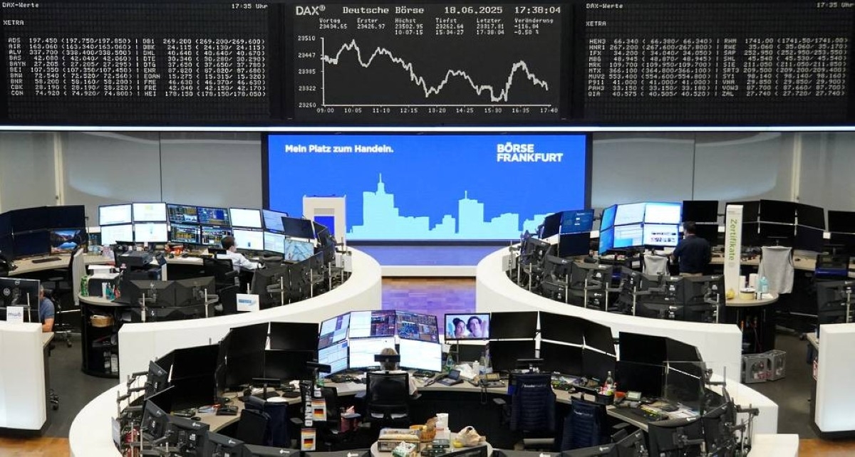 أسهم أوروبا تهبط بسبب توتر الشرق الأوسط