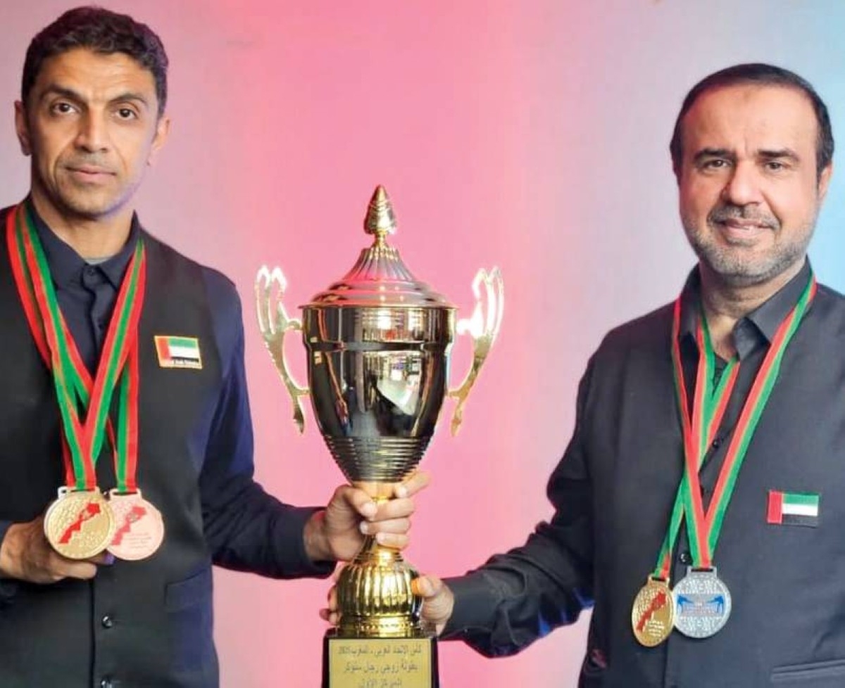 «ذهبية» للإمارات في زوجي السنوكر بكأس الاتحاد العربي في المغرب