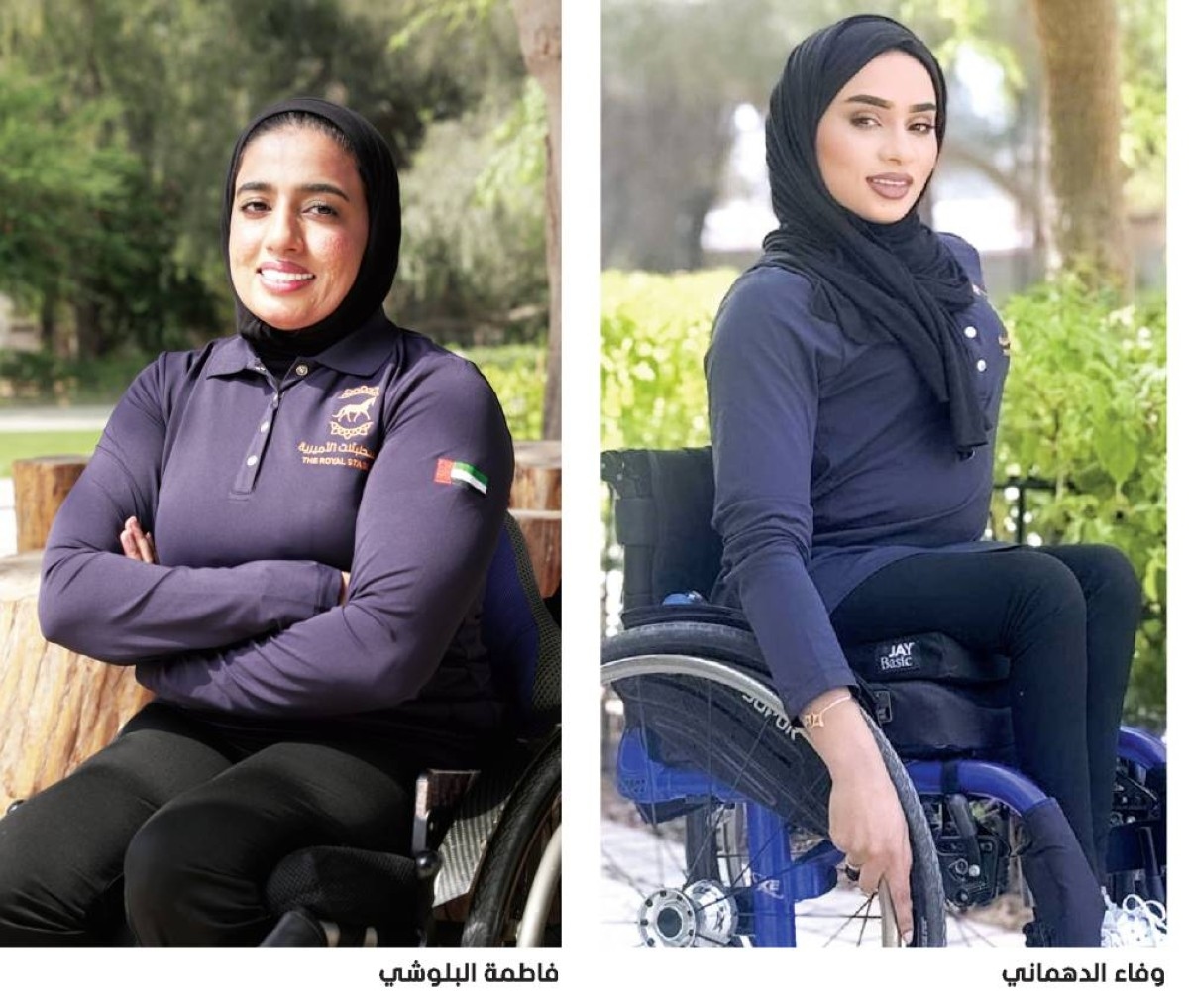 وفاء وفاطمة.. فارستان إماراتيتان على درب الحلم البارالمبي