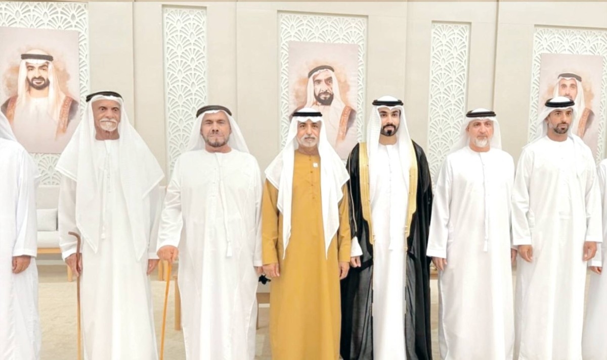 نهيان بن مبارك يحضر أفراح الكعبي