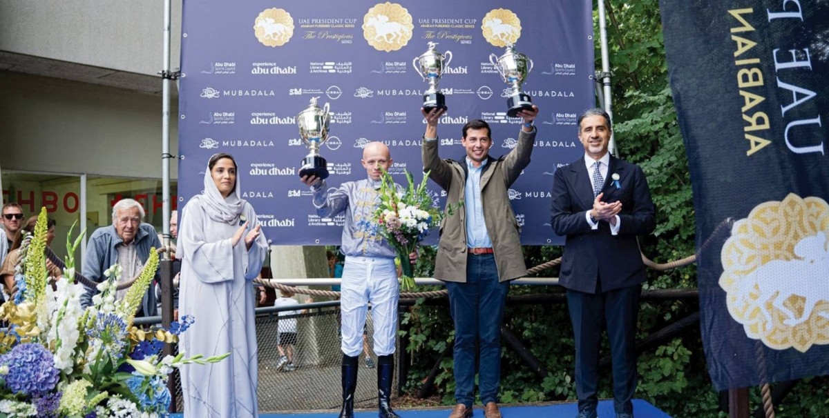 «عفجان» بطل كأس رئيس الدولة للخيول العربية في هولندا