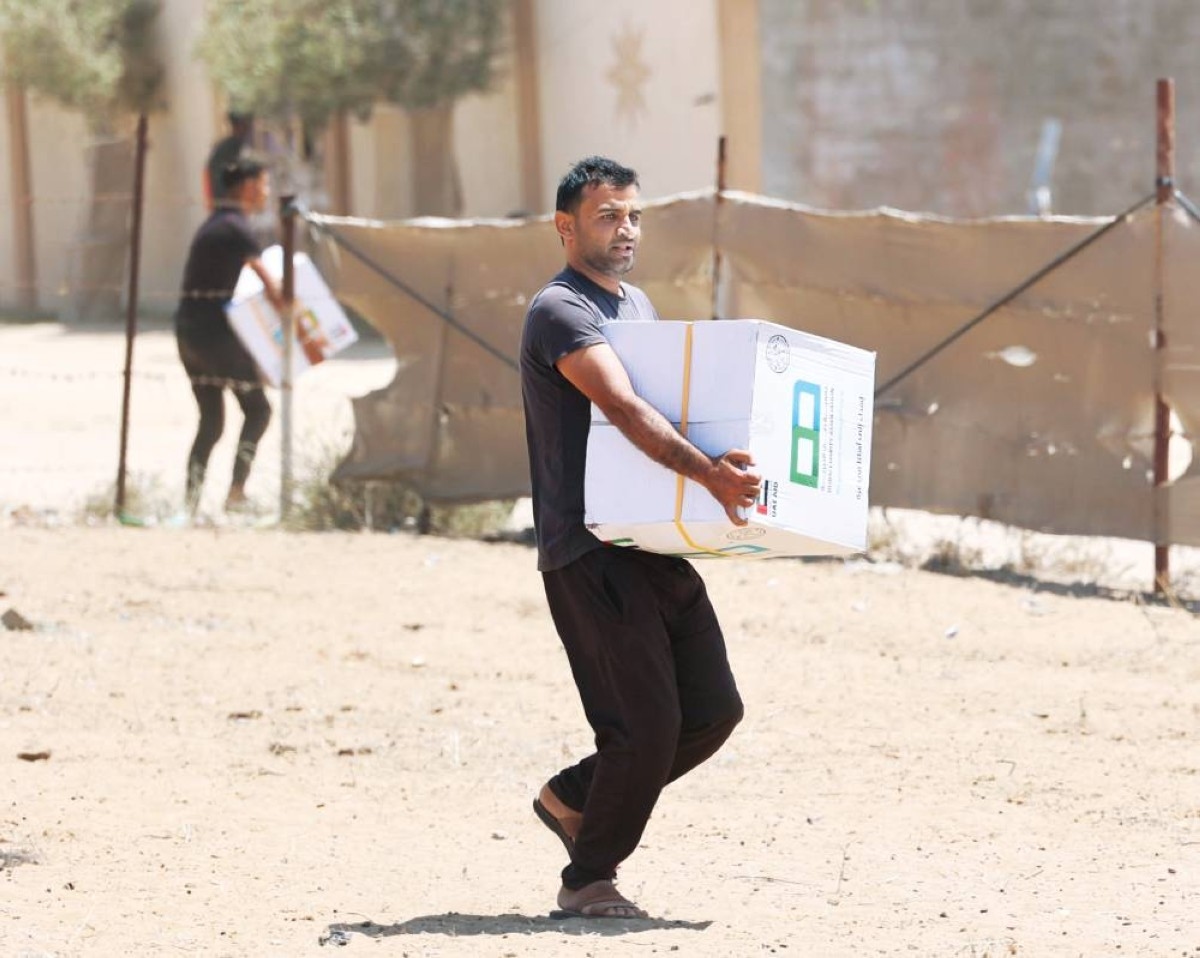 وصول مساعدات «دبي الخيرية» إلى قطاع غزة