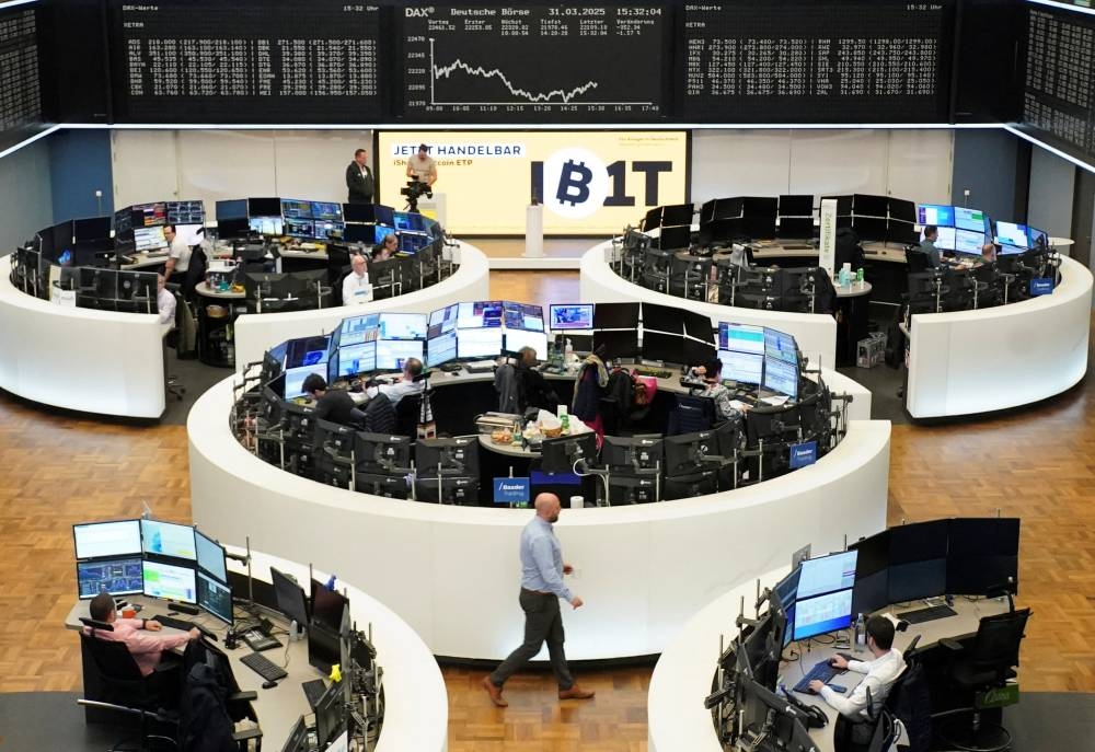 انخفاض قياسي للأسهم الأوروبية مع إعلان ترمب عن رسوم جمركية