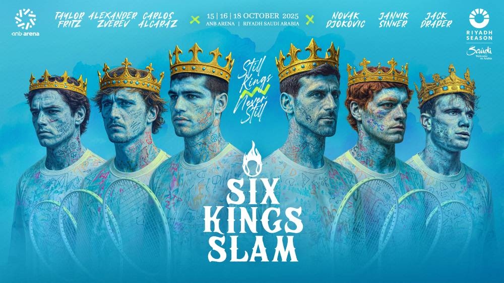6 من نجوم التنس يستعدون لخوض تحدي "Six Kings Slam" ضمن موسم الرياض