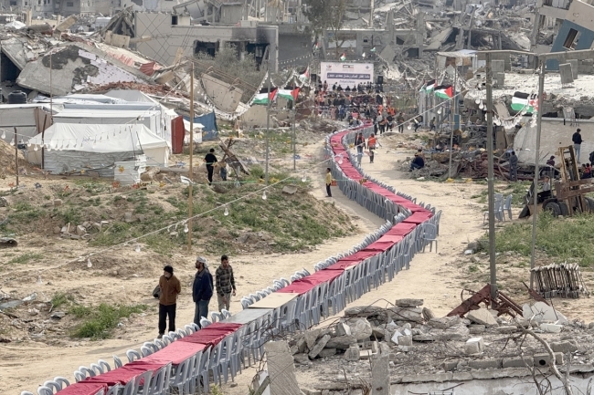 «نماء» تنفذ مشروع إفطار في شمال غزة