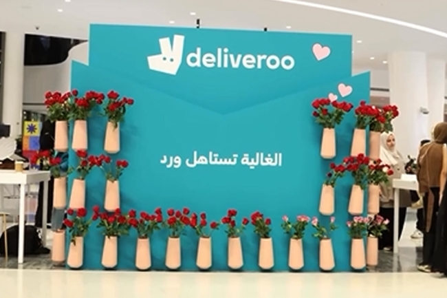 «ديليفرو» تحتفل بعيد الأم بجناح زهور في مول العاصمة