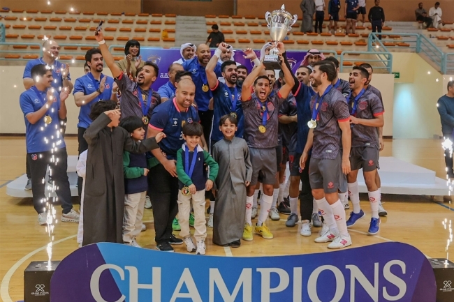 الكويت يتوج بلقب كأس الاتحاد لكرة الصالات