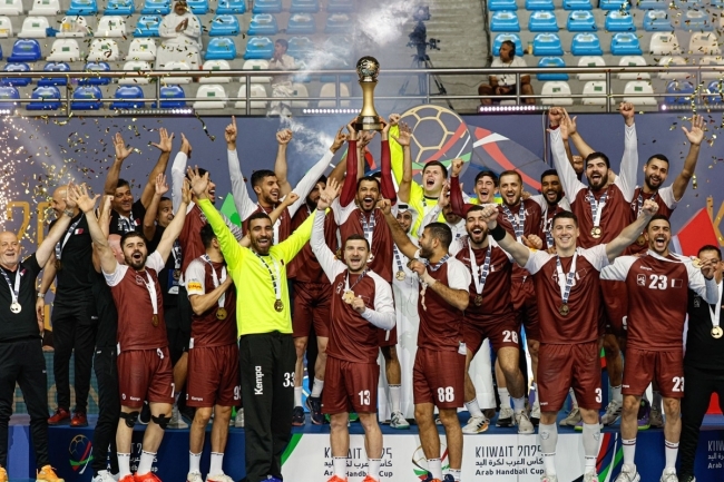 قطر تتوج بالنسخة العاشرة لكأس العرب لكرة اليد