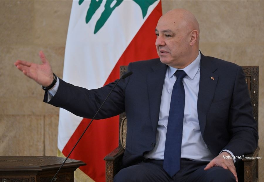 الرئيس عون لبى دعوة شيخ عقل طائفة الموحدين الدروز الى مأدبة إفطار رمضانية