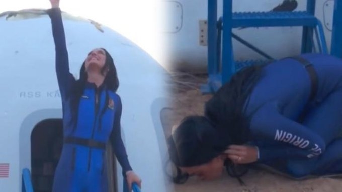 هذا ما فعلته كاتي بيري بعد عودتها من الفضاء
