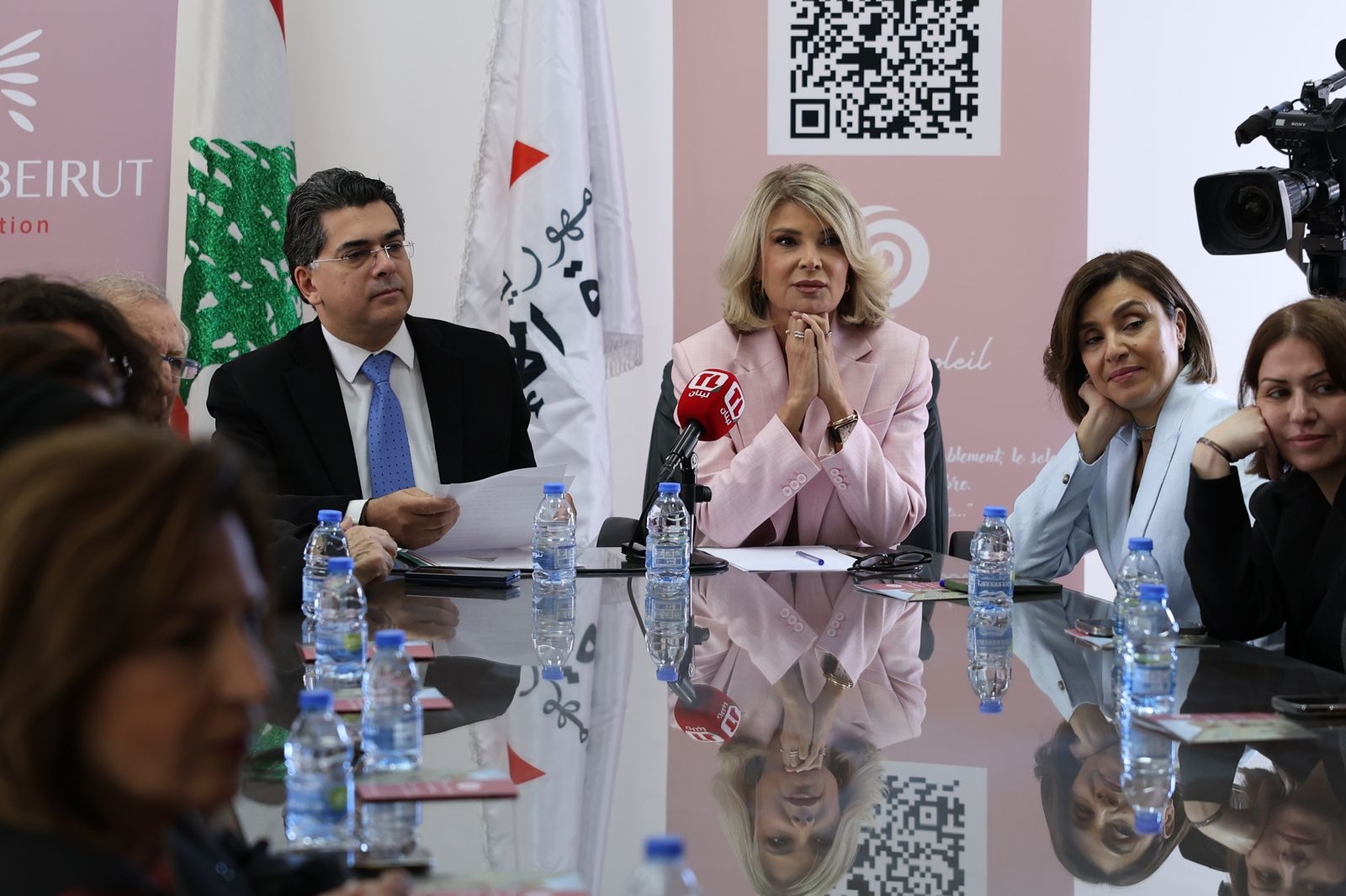 جمعية 'سطوح بيروت' تطلق من وزارة الاعلام برعاية وزير الإعلام بول مرقص مشروعها الجديد 'نساء الشمس'