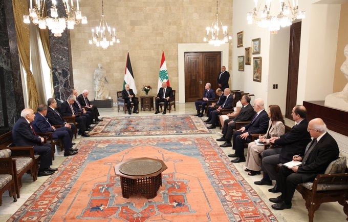 لعدم استخدام الأراضي اللبنانية كمنطلق لأي عمليات عسكرية…بيان مشترك لبناني فلسطيني بعد لقاء بعبدا الموسع: الالتزام بمبدأ حصرية السلاح بيد الدولة اللبنانية