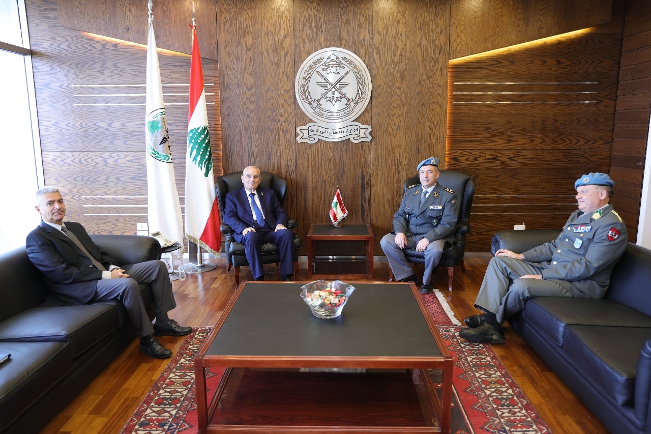 منسى التقى في اليرزة رئيس أركان هيئة الأمم المتحدة لمراقبة الهدنة (UNTSO)