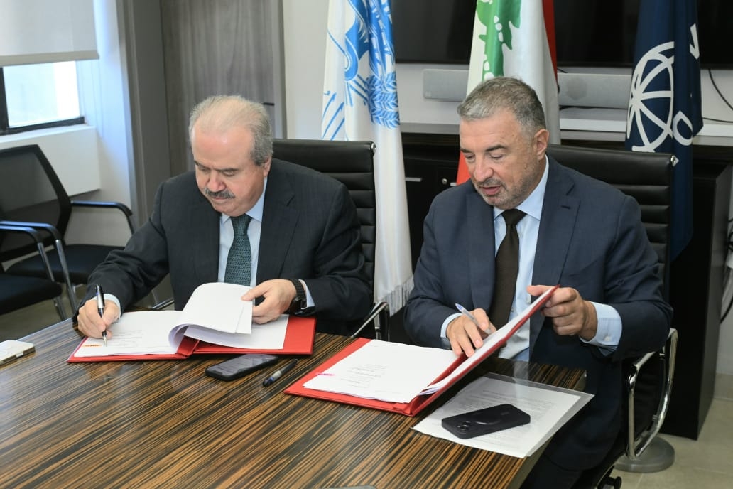 جابر وقع مع المدير الاقليمي للبنك الدولي اتفاقية قرض لمشروع امدادات المياه الثاني لبيروت الكبرى