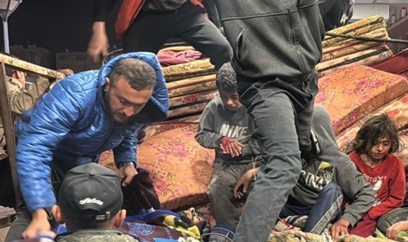نجاة طاقم قناة العربية من استهداف إسرائيلي في غزة