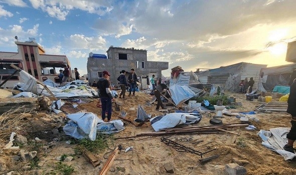 فريق "الفارس الشهم 3" يواصل تنفيذ مشروع شريان الحياة في غزة