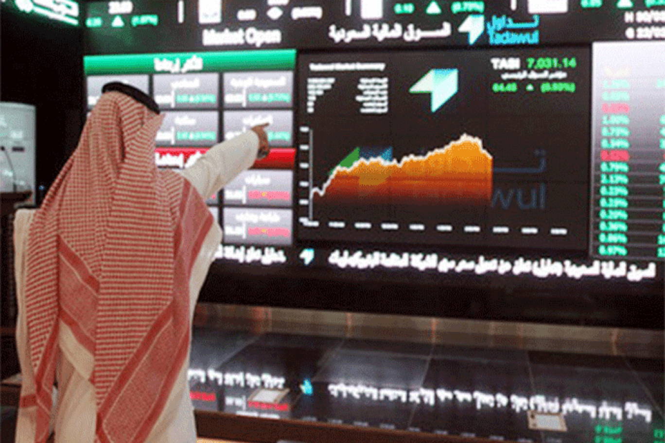 سوق الأسهم السعودية يغلق مرتفعًا عند مستوى 11597 نقطة
