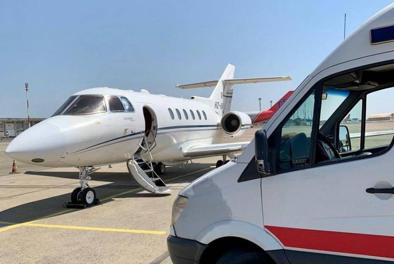 نقل مواطن ومواطنة من مصر بطائرة الإخلاء الطبي لاستكمال علاجهما بالسعودية
