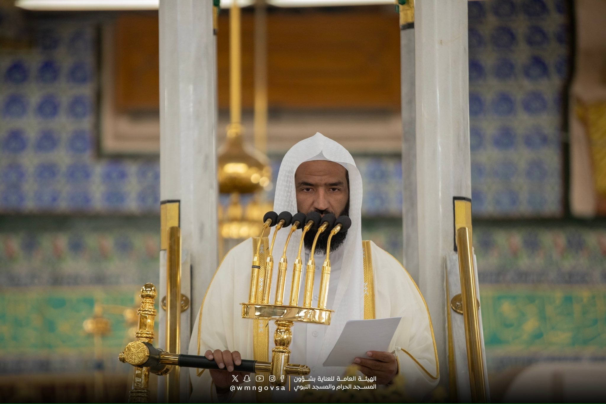 خطيب المسجد النبوي: الشرك نوعان وتوحيد الله شرط لق...