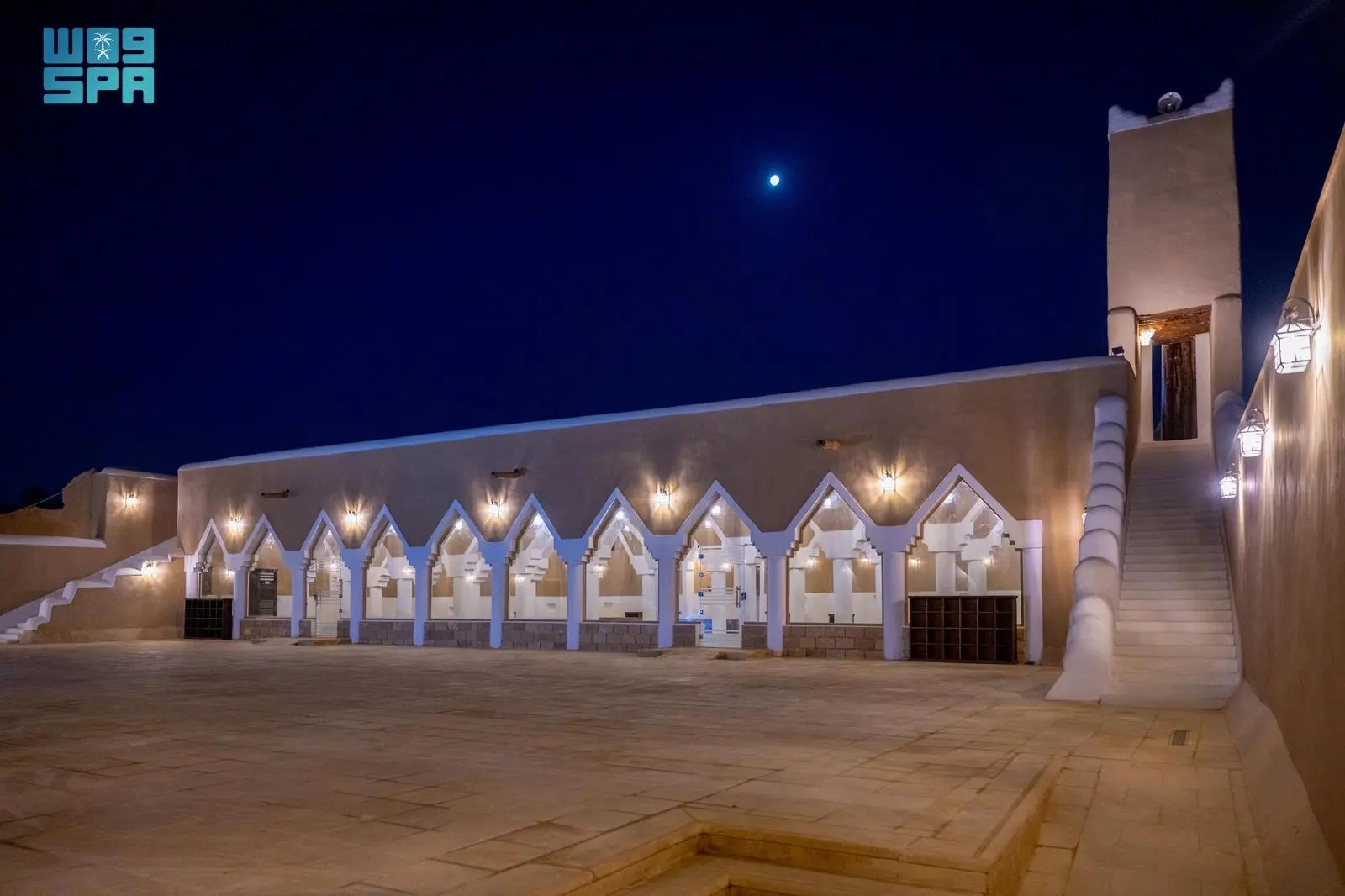 مشروع محمد بن سلمان يجدد مسجد الرميلة على الطراز النجدي