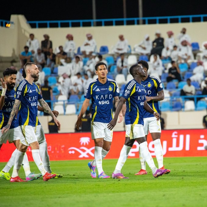 النصر يكتسح الأخدود بتسعة أهداف