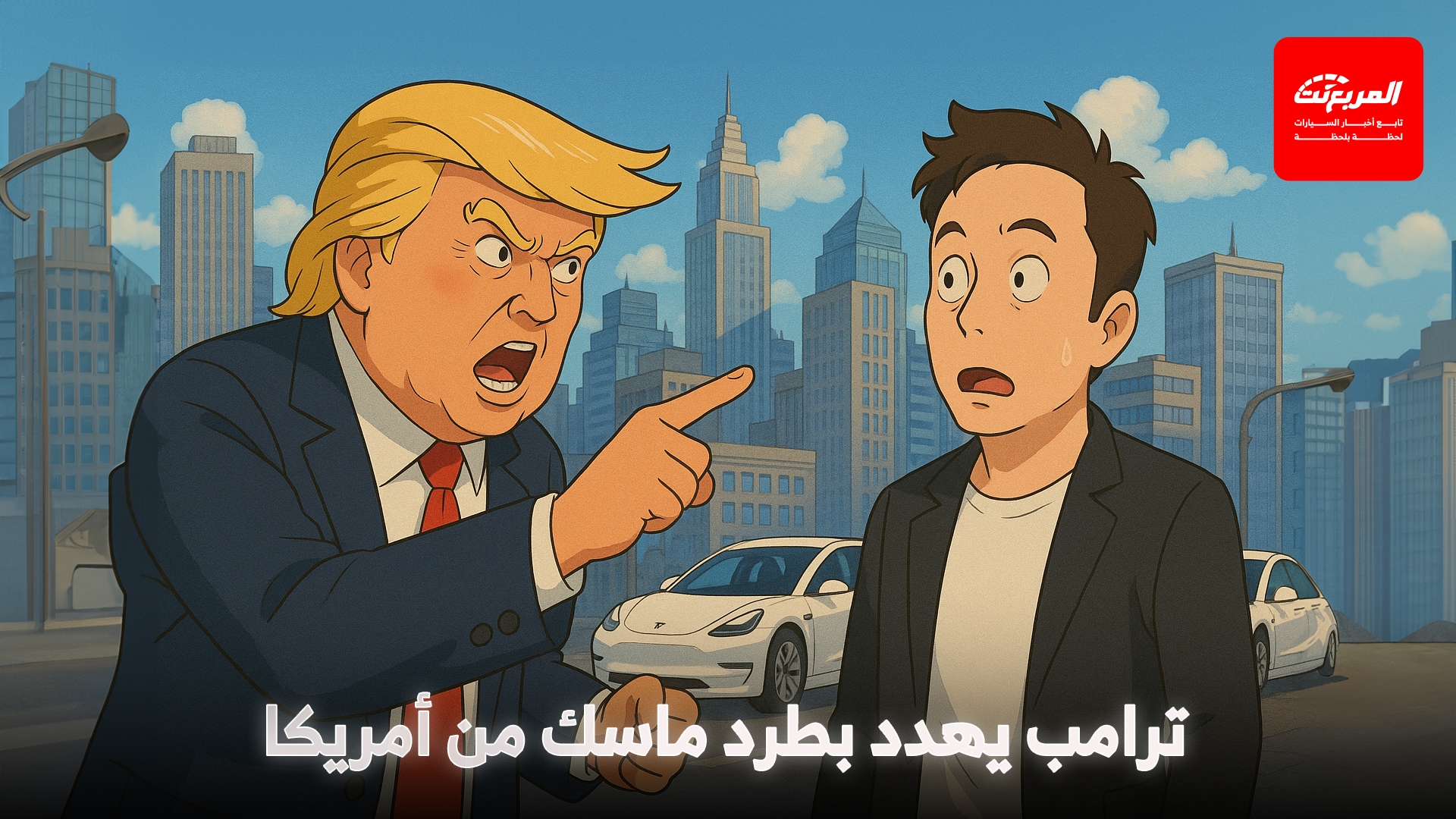 ترامب يهدد بترحيل ماسك من أمريكا وإيقاف الدعم الحكومي لتيسلا
